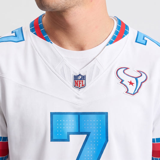 Houston Texans 2026 Rivalries Collection Stitched Limited Jersey - White