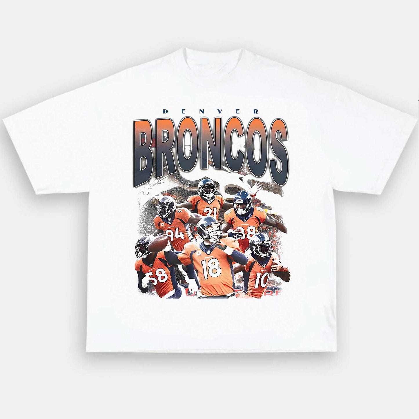 2015 BRONCOS 1.0 TEE - AMERICAN FOOTBALL GRAPHIC TEE | Personalize with Your Name