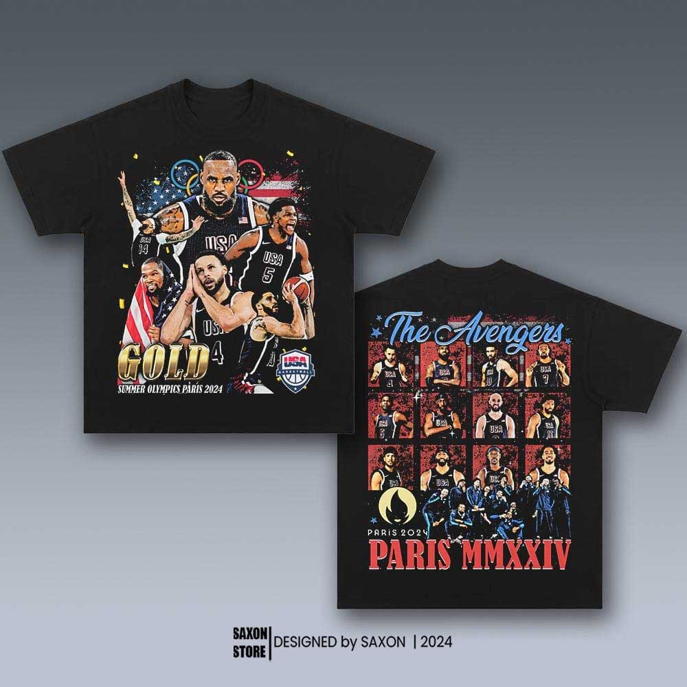 2024 USA BASKETBALL TEAM 8.21 GRAPHIC TEE