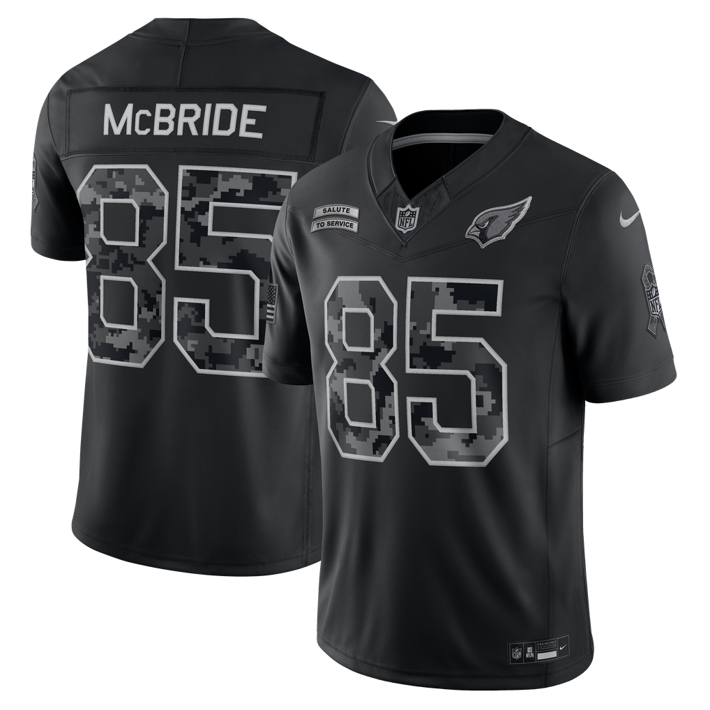 Arizona Cardinals 2026 Salute to Service Retired Player Stitched Limited Jersey - Black