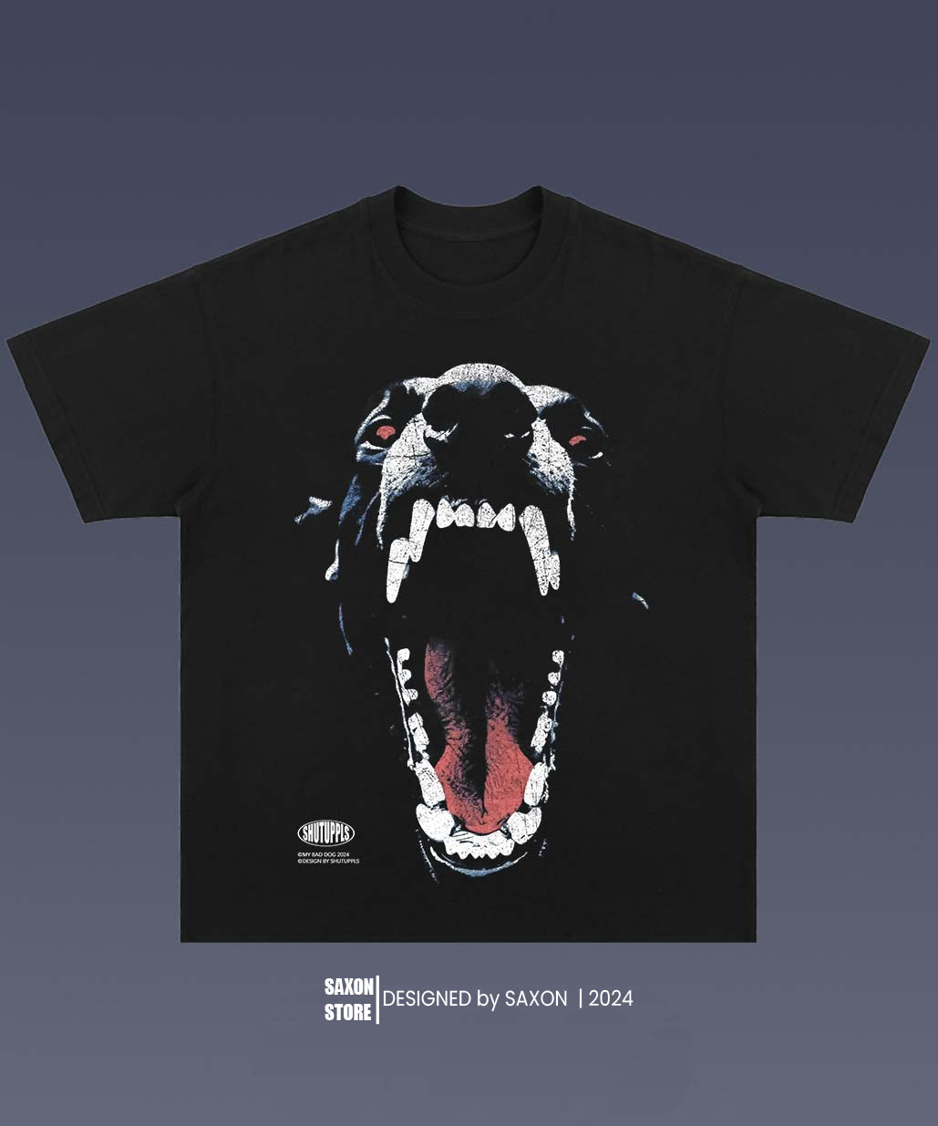 BAD DOG 1.0 BIG FACE GRAPHIC TEE