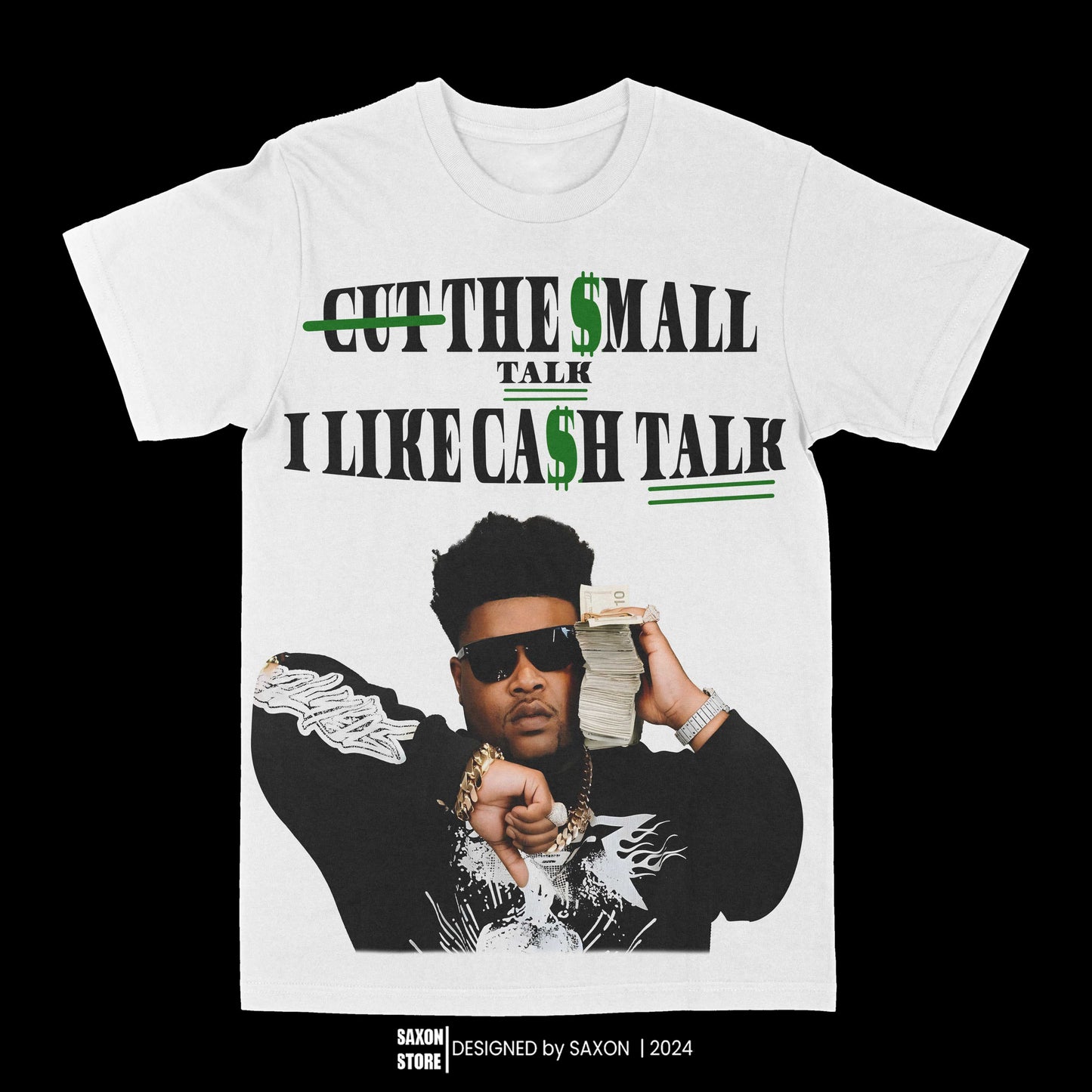 Bossman D-Low "Cash Talk" Graphic Tee