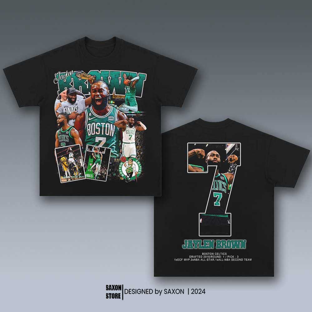 CELTICS- JAYLEN BROWN 6.11-2 GRAPHIC TEE
