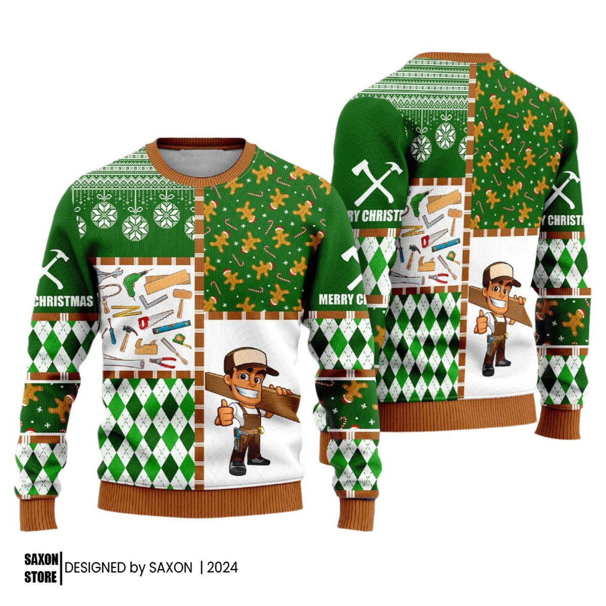 Carpenter Ugly Christmas Sweater