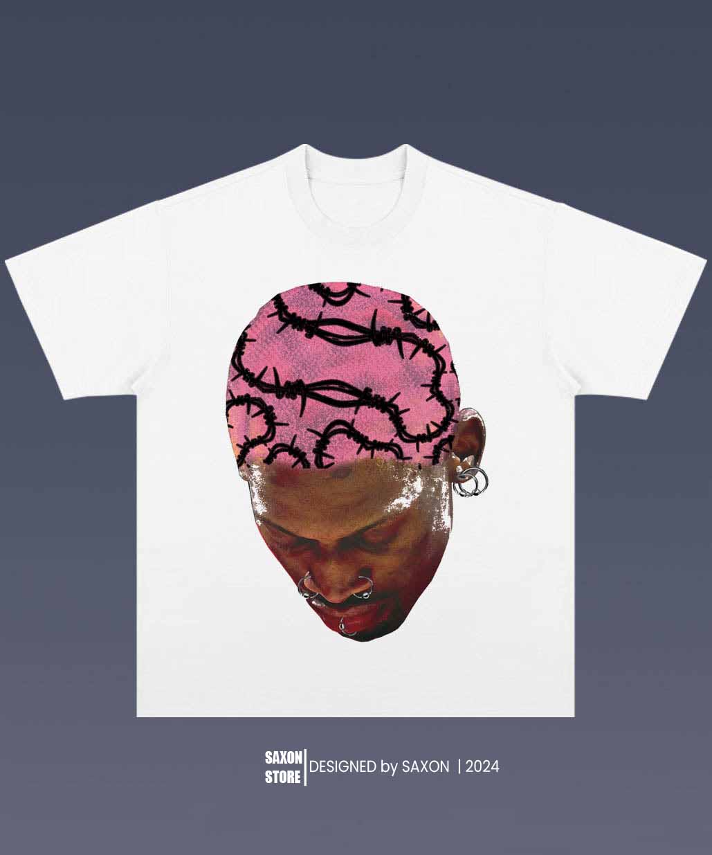DENNIS RODMAN 6.7 BIG FACE GRAPHIC TEE