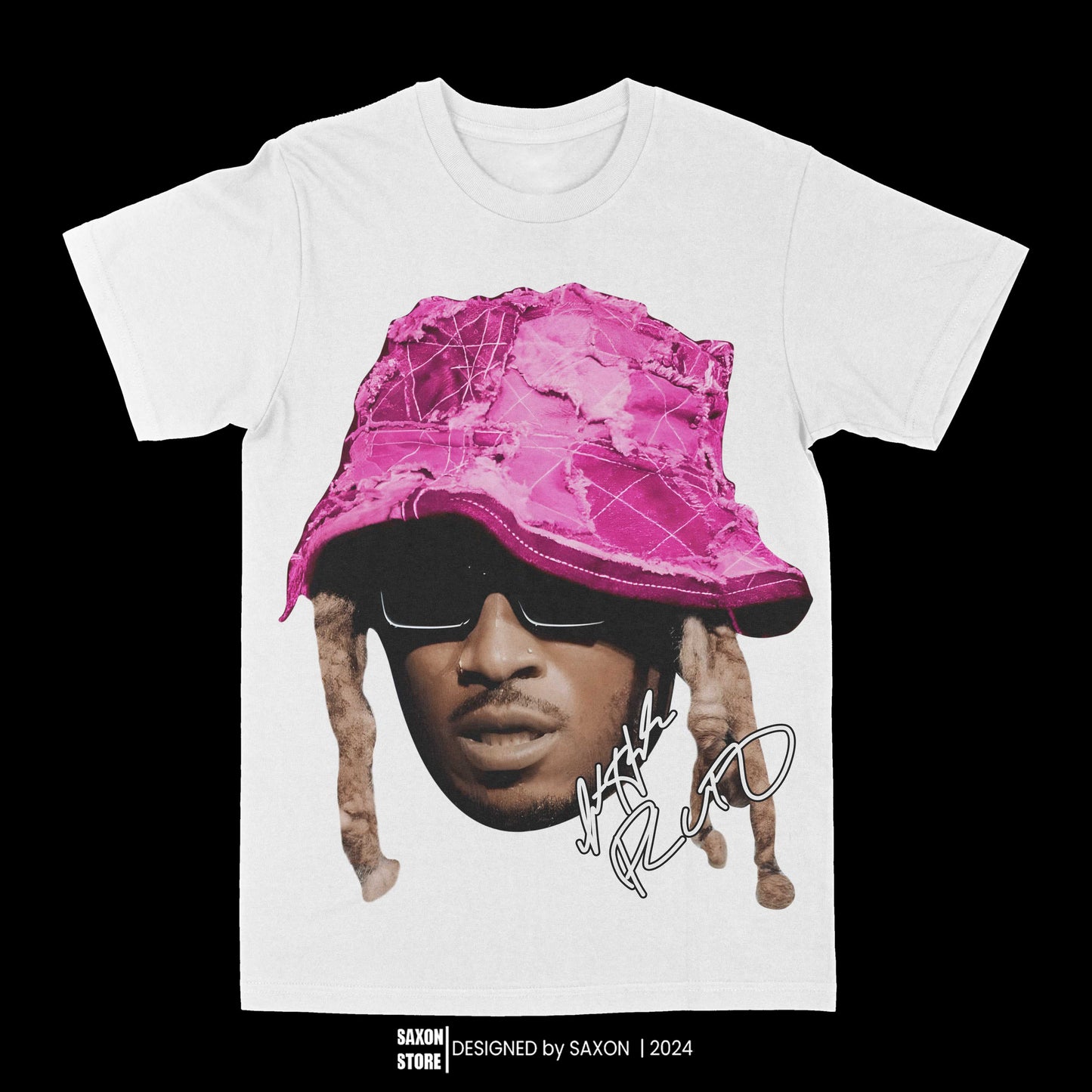 Future "Big Face Pink Bucket" Graphic Tee