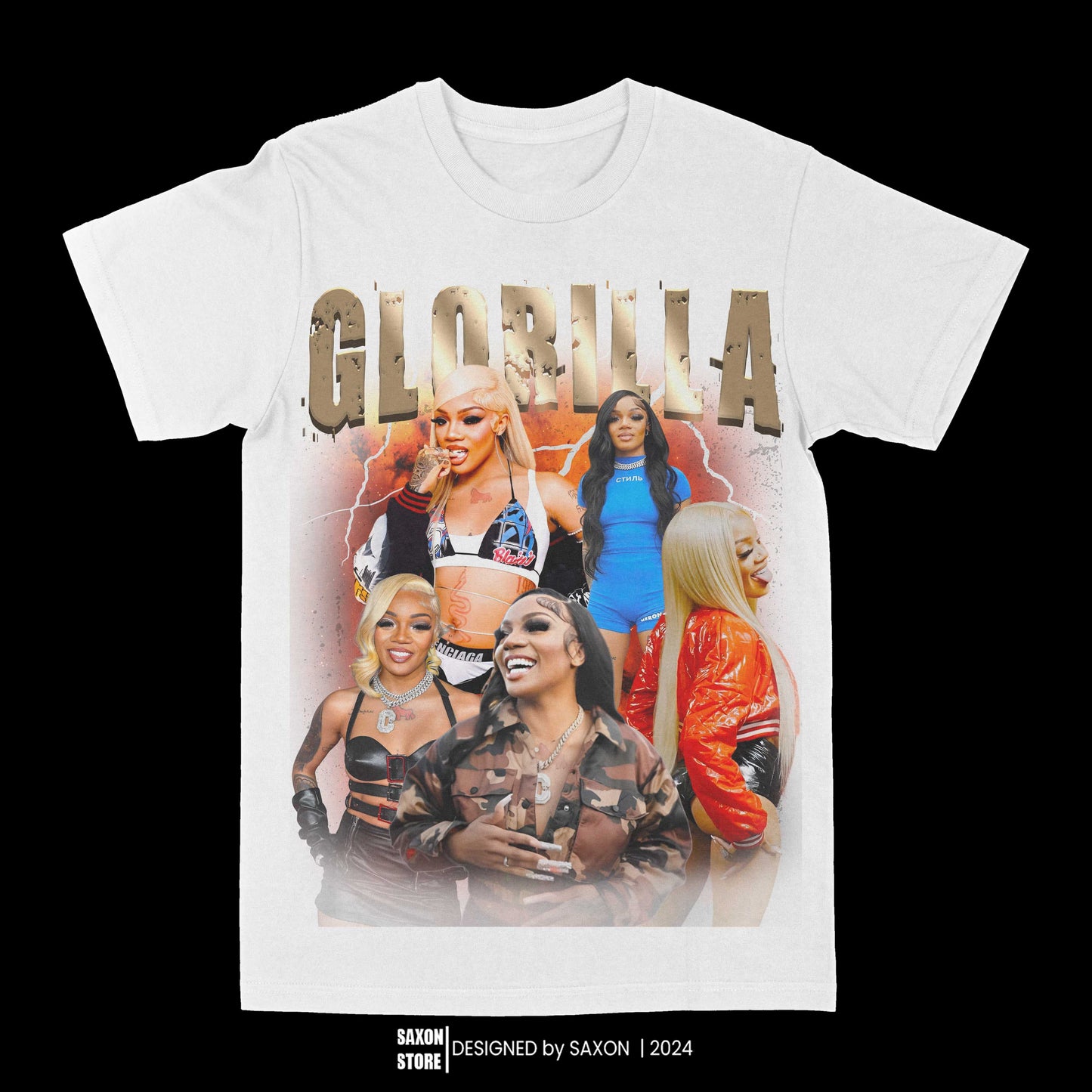 Glorilla Gold Graphic Tee