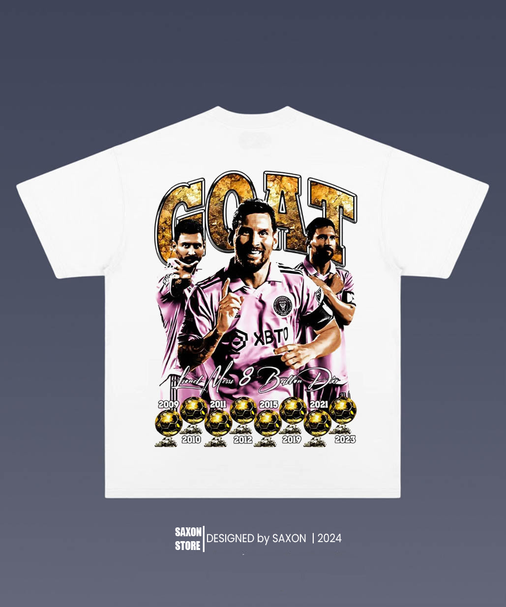 LIONEL MESSI 2.11 BIG FACE GRAPHIC TEE
