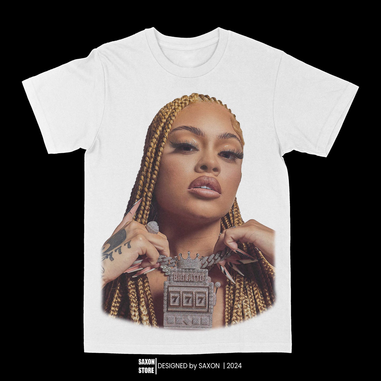 Latto "Big Face" Graphic Tee