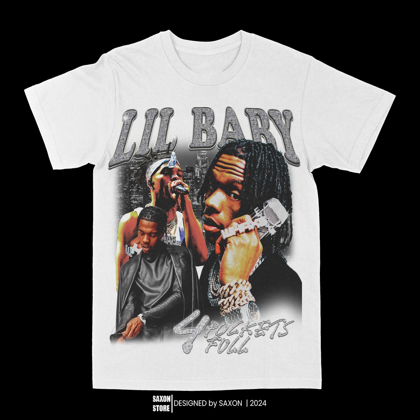 Lil Baby "4 Pockets Full" Graphic Tee