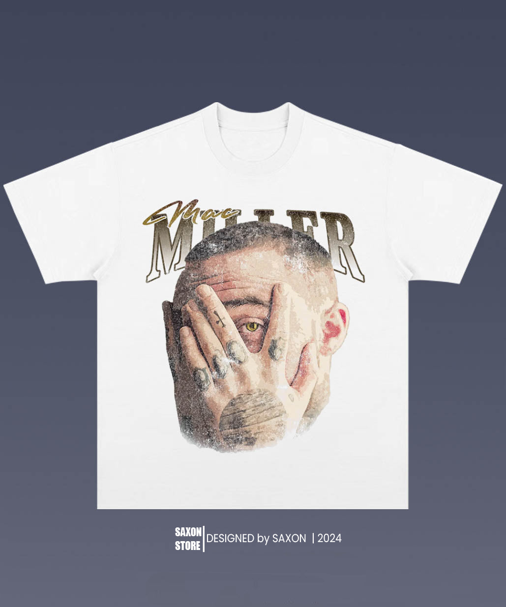 MAC MILLER 2.9 BIG FACE GRAPHIC TEE