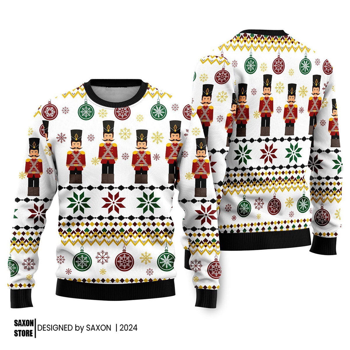 Nutcracker Group Ugly Christmas Sweater