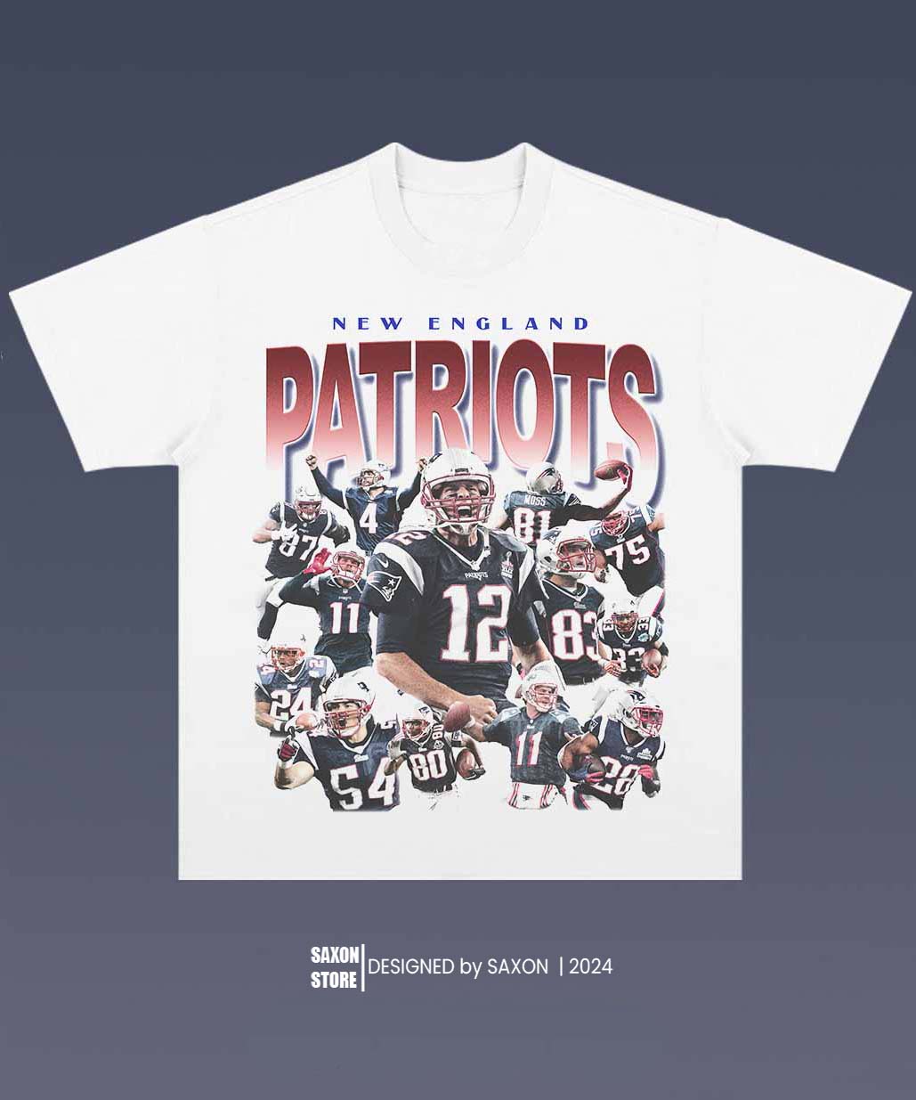 PATRIOTS 1.0 TEE - AMERICAN FOOTBALL GRAPHIC TEE