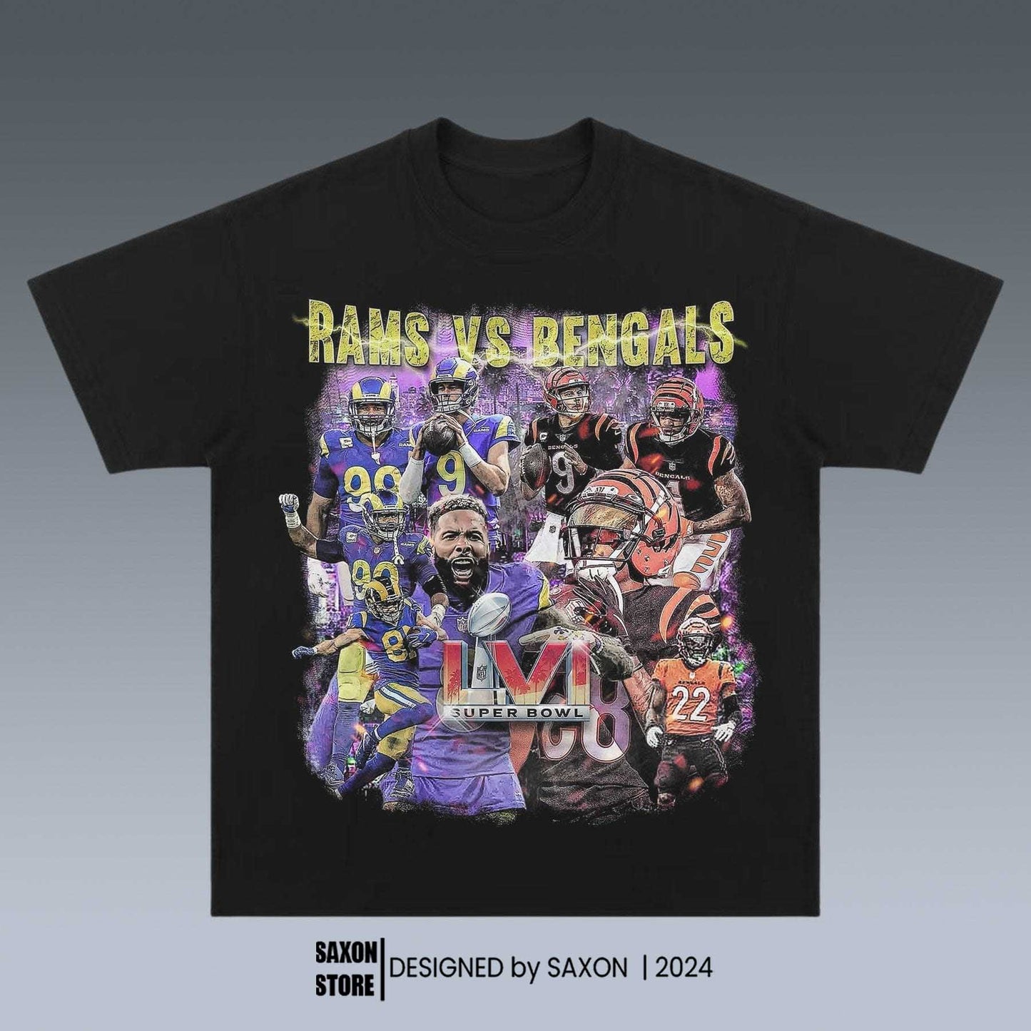 RAMS VS BENGALS GRAPHIC TEE