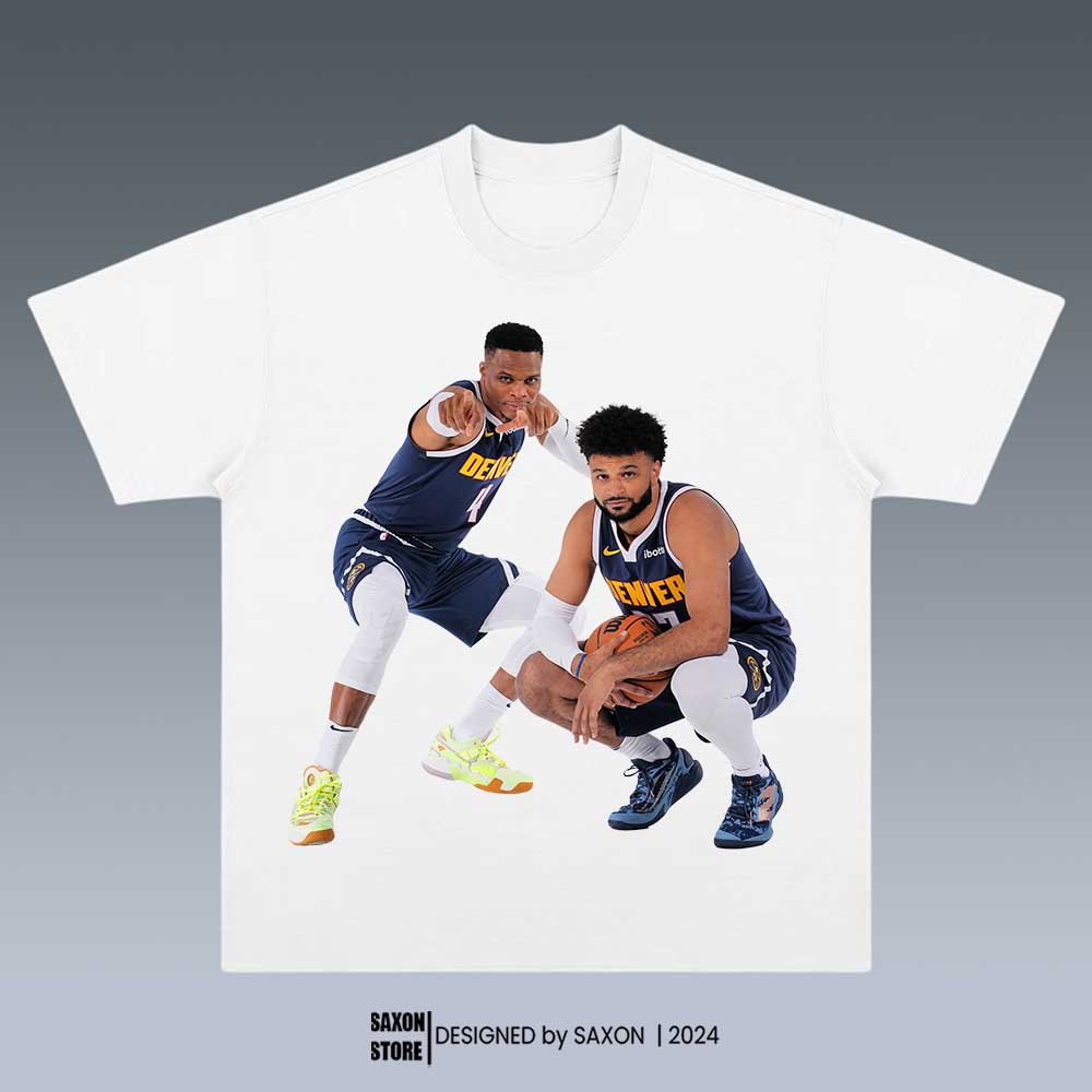 RUSSELL WESTBROOK AND JAMAL MURRAY GRAPHIC TEE