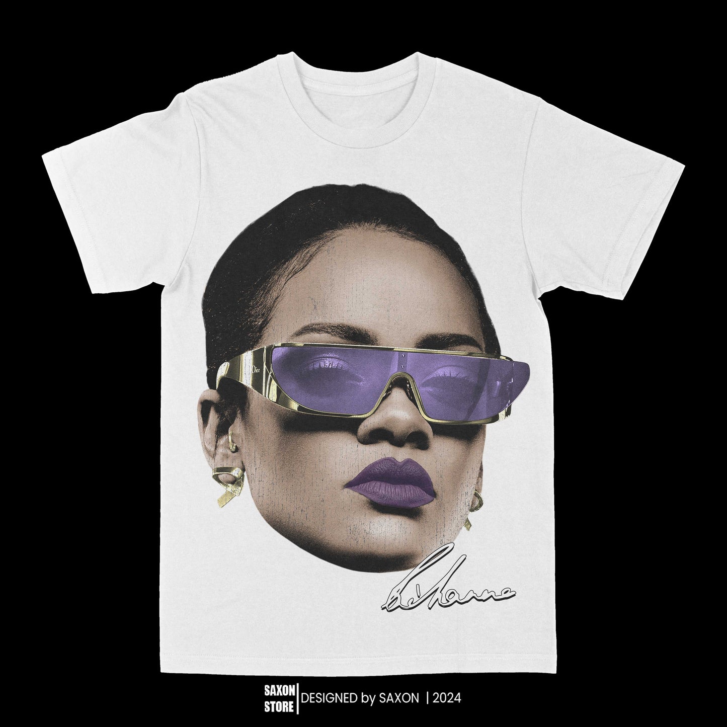Rihanna "Big Face" Graphic Tee
