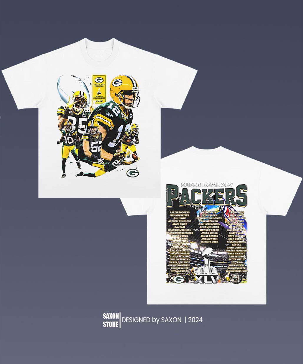 SUPER BOWL XLV 1.0 TEE - AMERICAN FOOTBALL GRAPHIC TEE