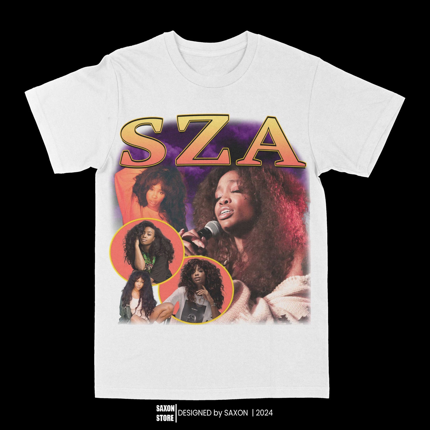 SZA Orange Graphic Tee