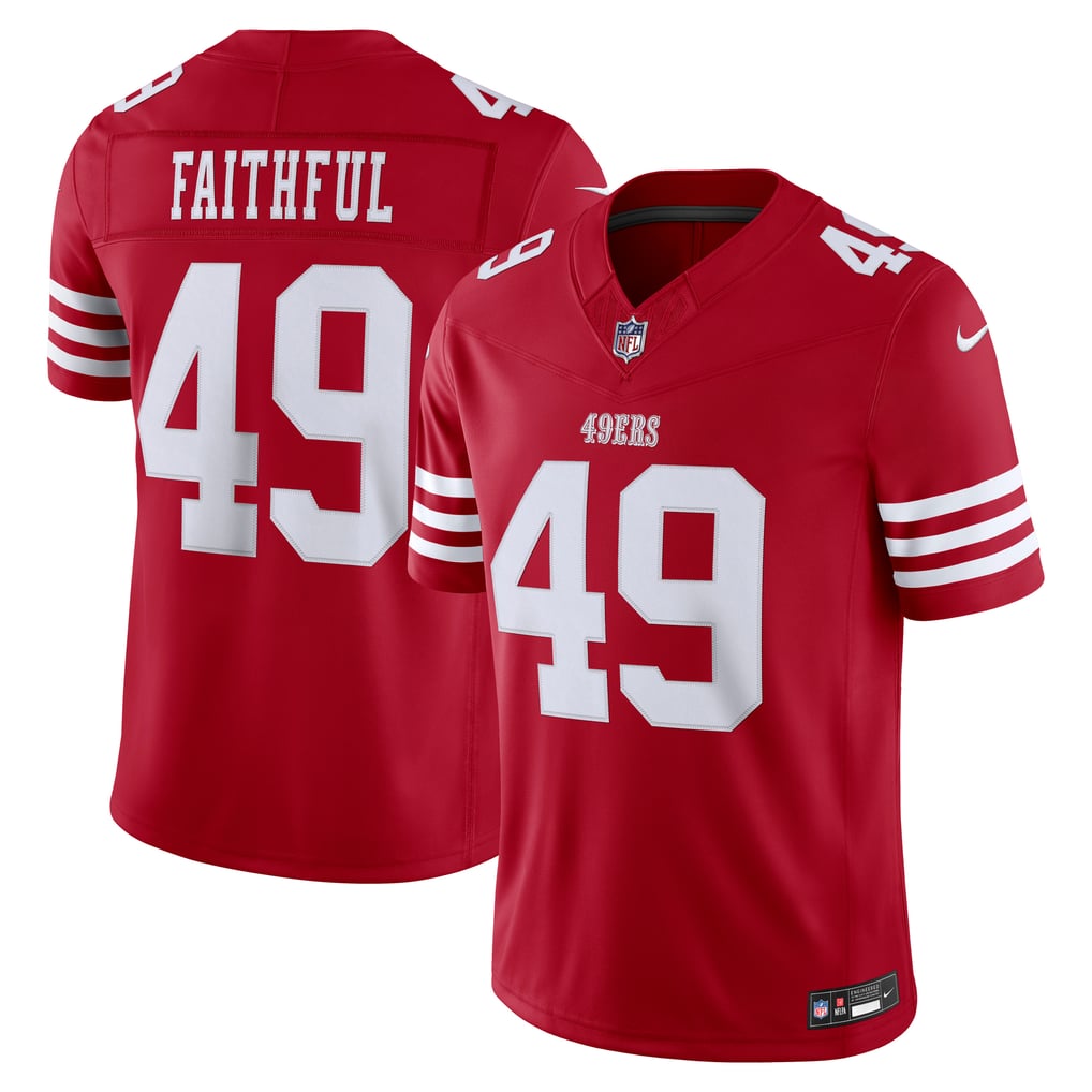 San Francisco 49ers Team 2026 Home Vapor F.U.S.E. Stitched Limited Jersey - Red