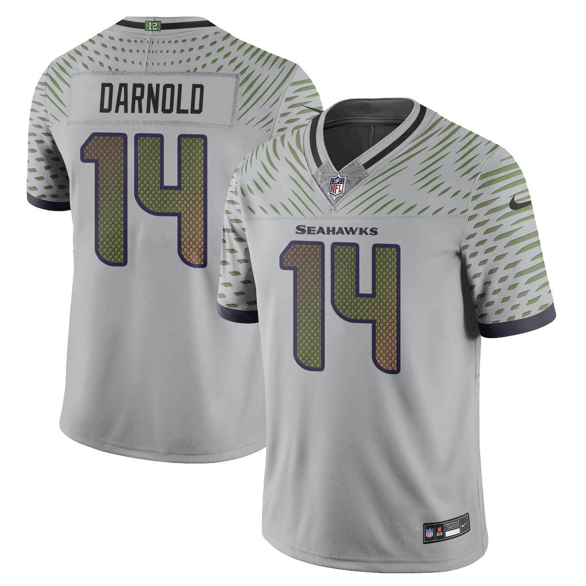 Seattle Seahawks 2026 Rivalries Collection Stitched Limited Jersey - Gray