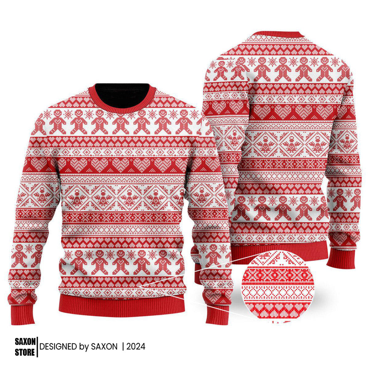 This Is My Red Old Here Ugly Christmas Sweater