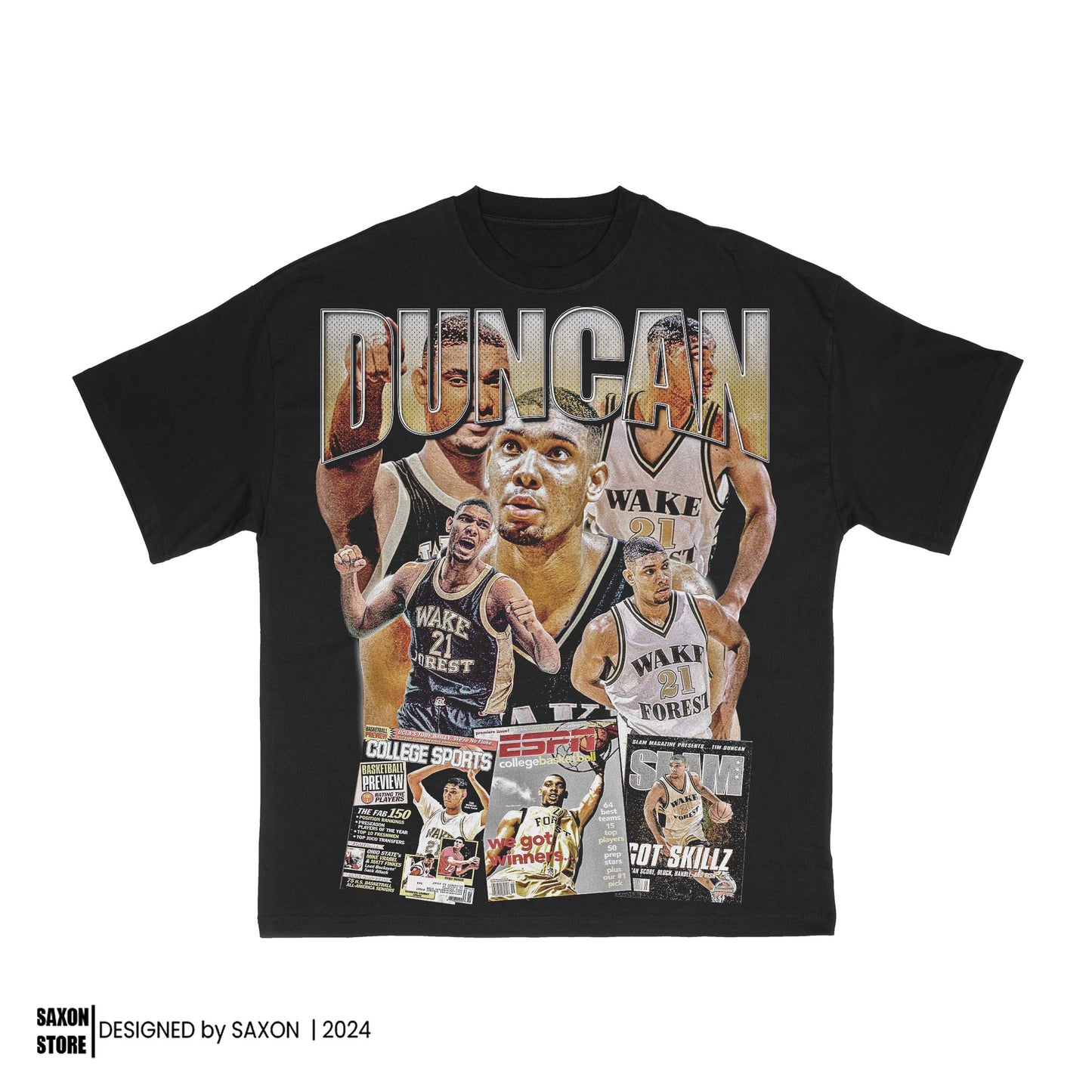 Tim Duncan Wake Forest Tee