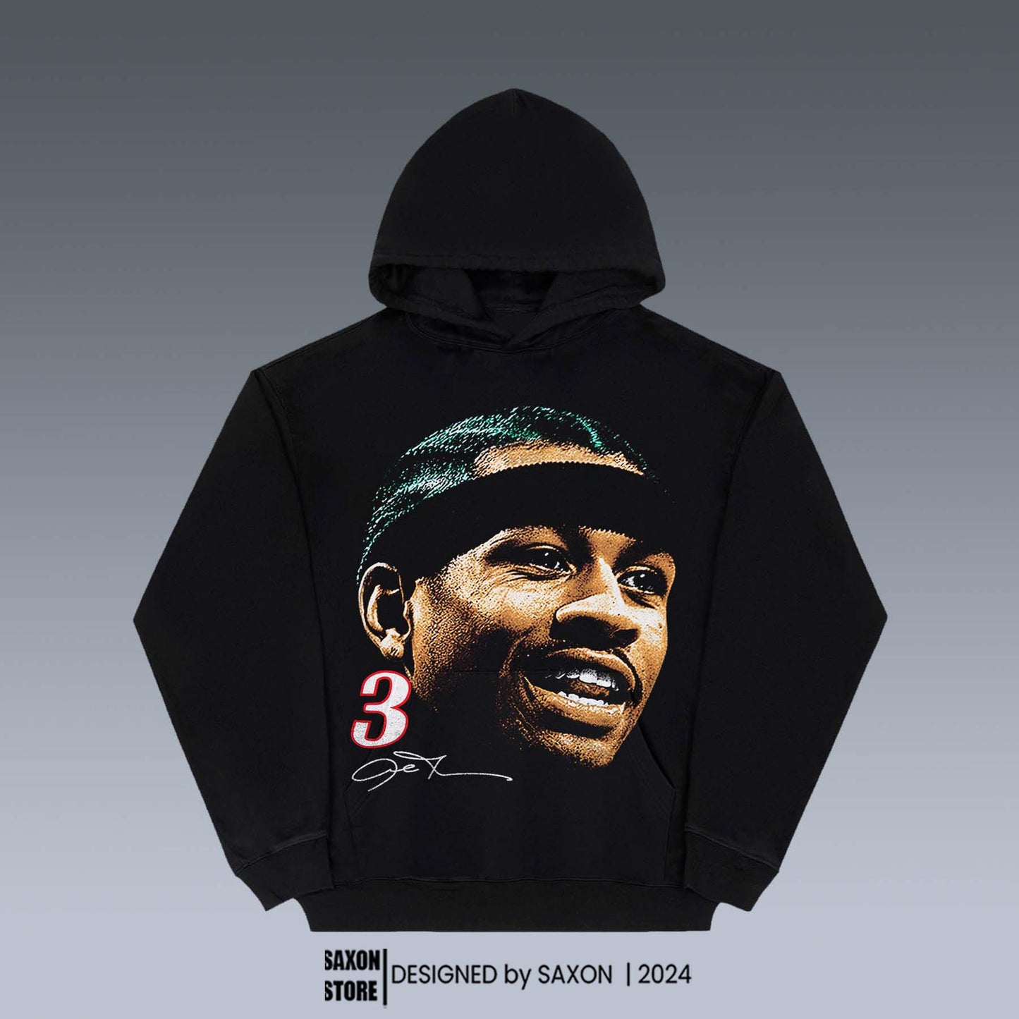 VINTAGE HOODIES | ALLEN IVERSON-AI-THE ANSWER