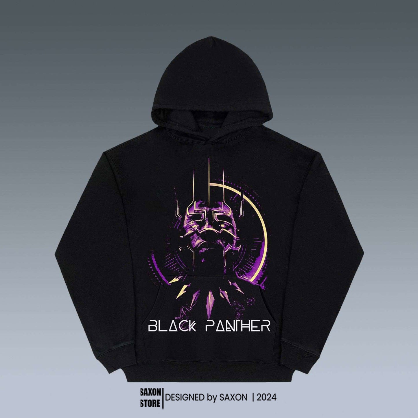 VINTAGE HOODIES | BLACK PANTHER