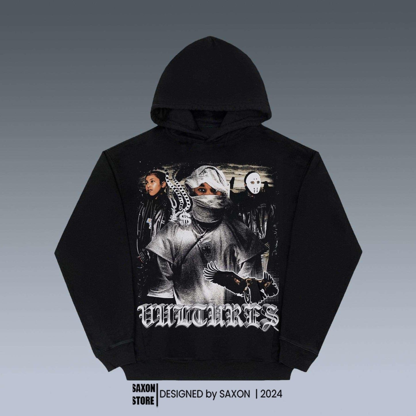 VINTAGE HOODIES | VULTURES V1-KANYE WEST