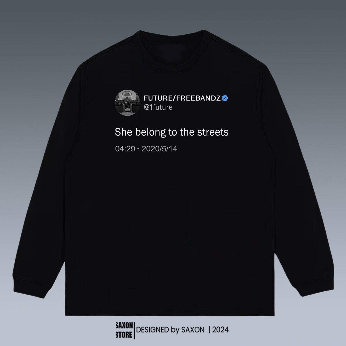VINTAGE SWEATSHIRT | FUTURE-SHE BELONG TO THE STREETS