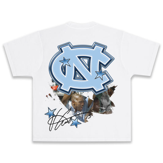 Vince Carter UNC Tar Heels Heavyweight Graphic Tee Shirt
