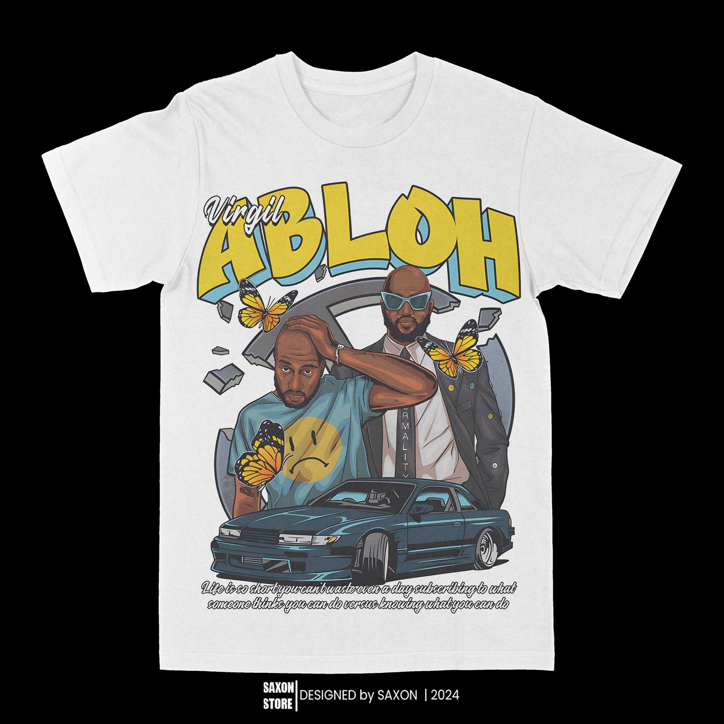Virgil Abloh "Wasted Days" Graphic Tee