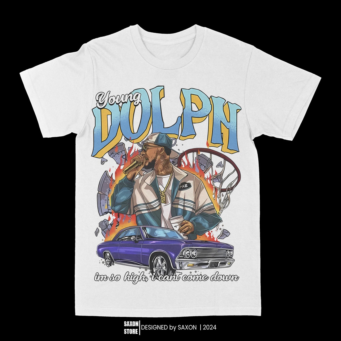 Young Dolph "Come Down" Graphic Tee