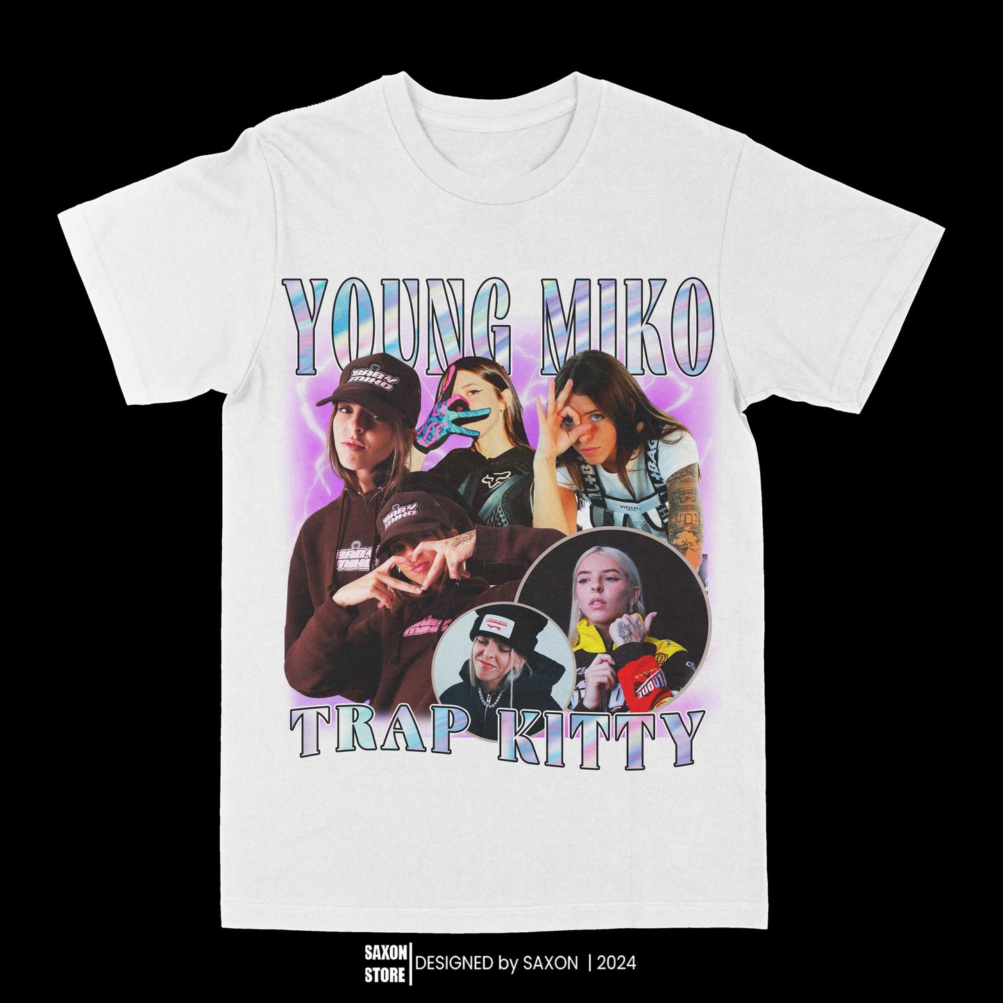 Young Miko "Trap Kitty" Graphic Tee