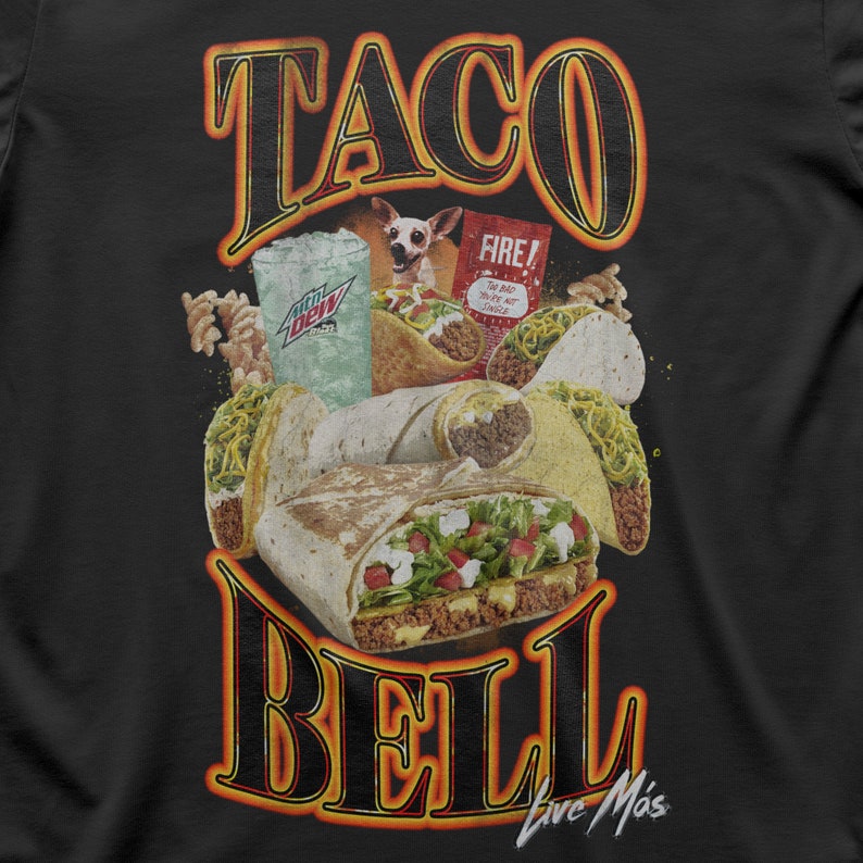 Taco Bell 90's Bootleg Crewneck Sweatshirt