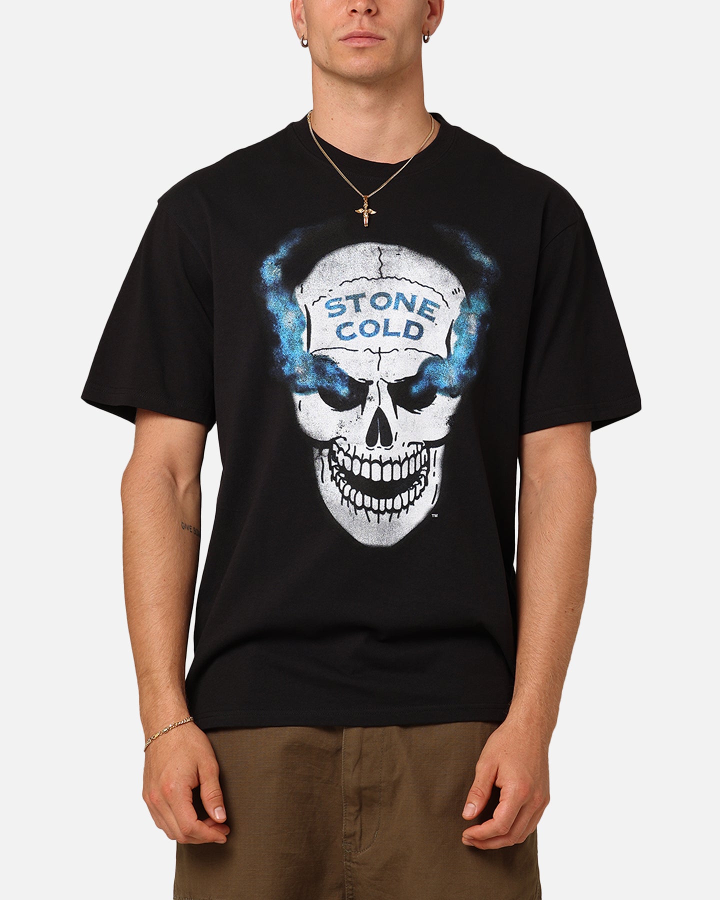 Mitchell & Ness X WWE Stone Cold Steve Austin Skull T-Shirt