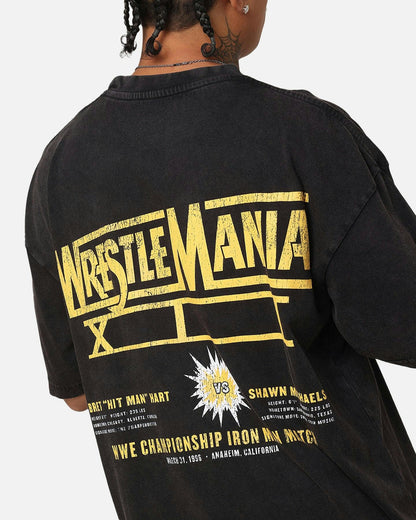 Saxon Store X WWE Bret "The Hit Man" Hart Vs. Shawn Michaels Wrestlemania XII Vintage T-Shirt