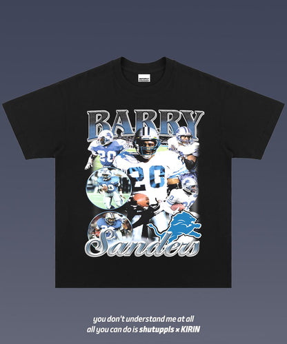 Barry Sanders 1.0 TEE - AMERICAN FOOTBALL GRAPHIC TEE