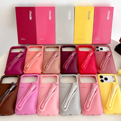 Lip case Minimalist Solid Color Rhode Soft Silicone Phone Case New
