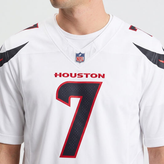 Houston Texans Team Vapor F.U.S.E. Stitched Away Limited Jersey 2026 - White