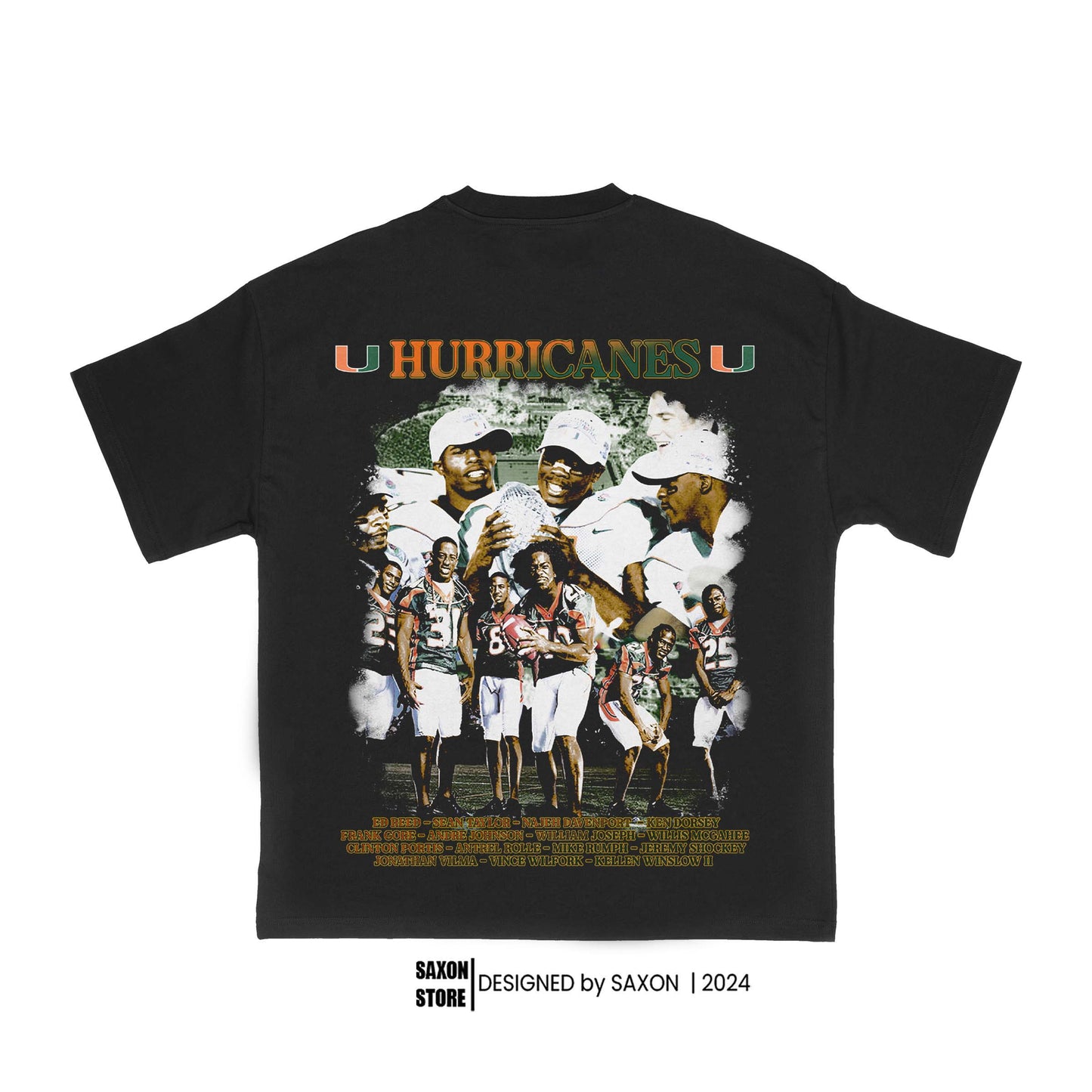 2001 Miami Hurricanes Championship Tee