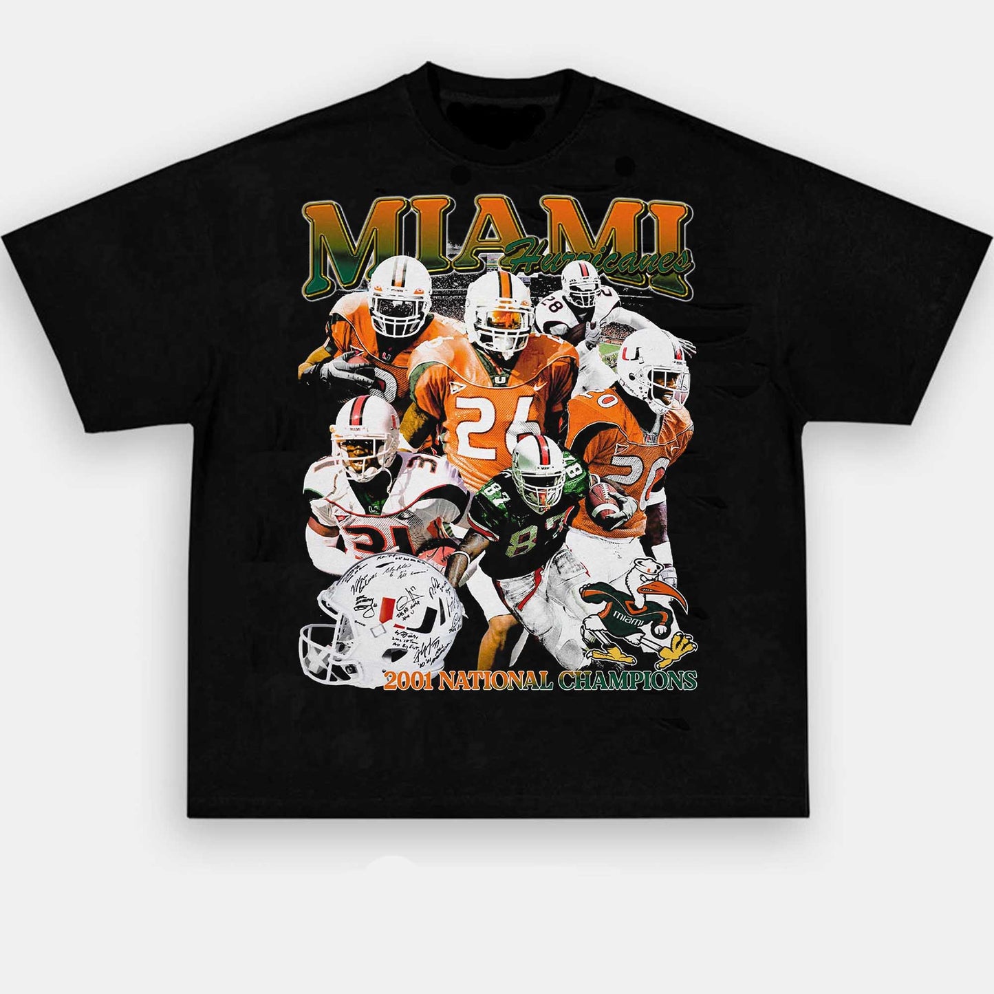 2001 Miami Hurricanes Championship Tee | Personalize with Your Name