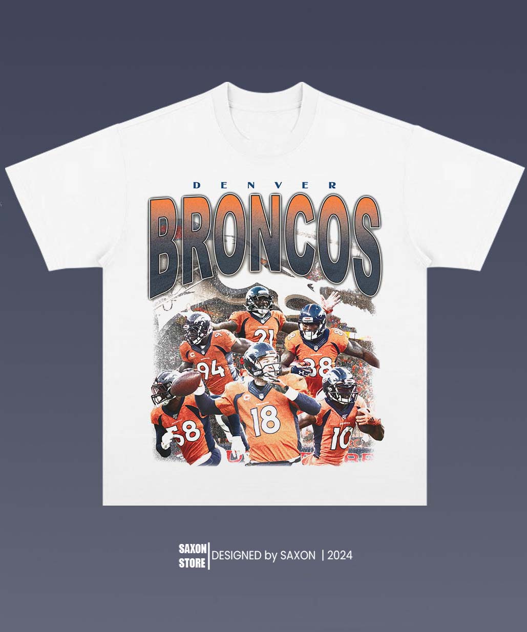 2015 BRONCOS 1.0 TEE - AMERICAN FOOTBALL GRAPHIC TEE