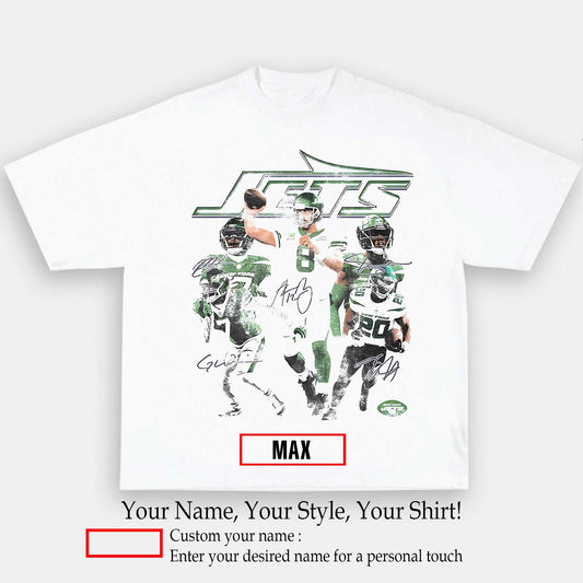 49E2024 JETS GRAPHIC TEE | Personalize with Your Name