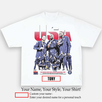 2024 Olympic Gold Medal Tee | Personalize with Your Name