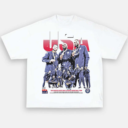 2024 Olympic Gold Medal Tee | Personalize with Your Name