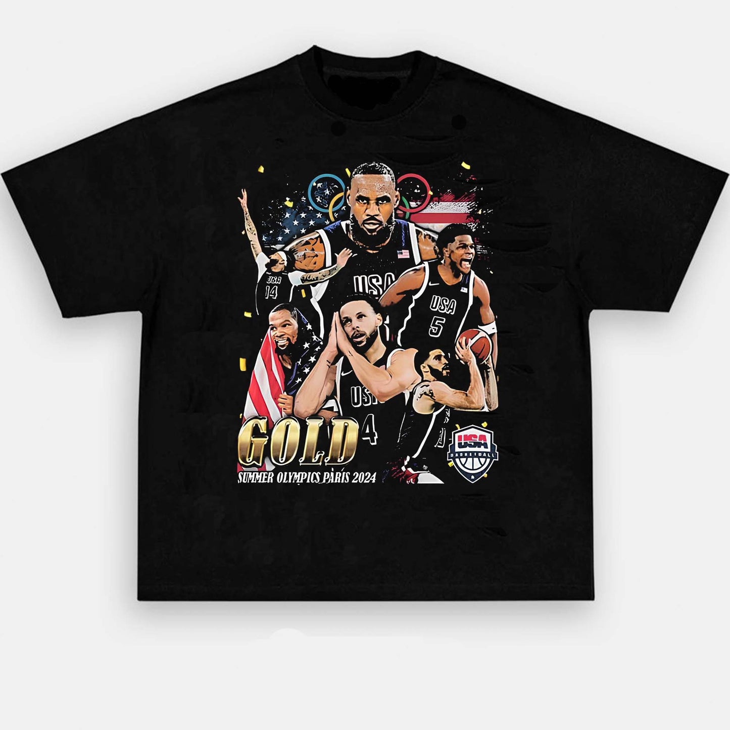 2024 USA BASKETBALL TEAM 8.21 GRAPHIC TEE | Personalize with Your Name