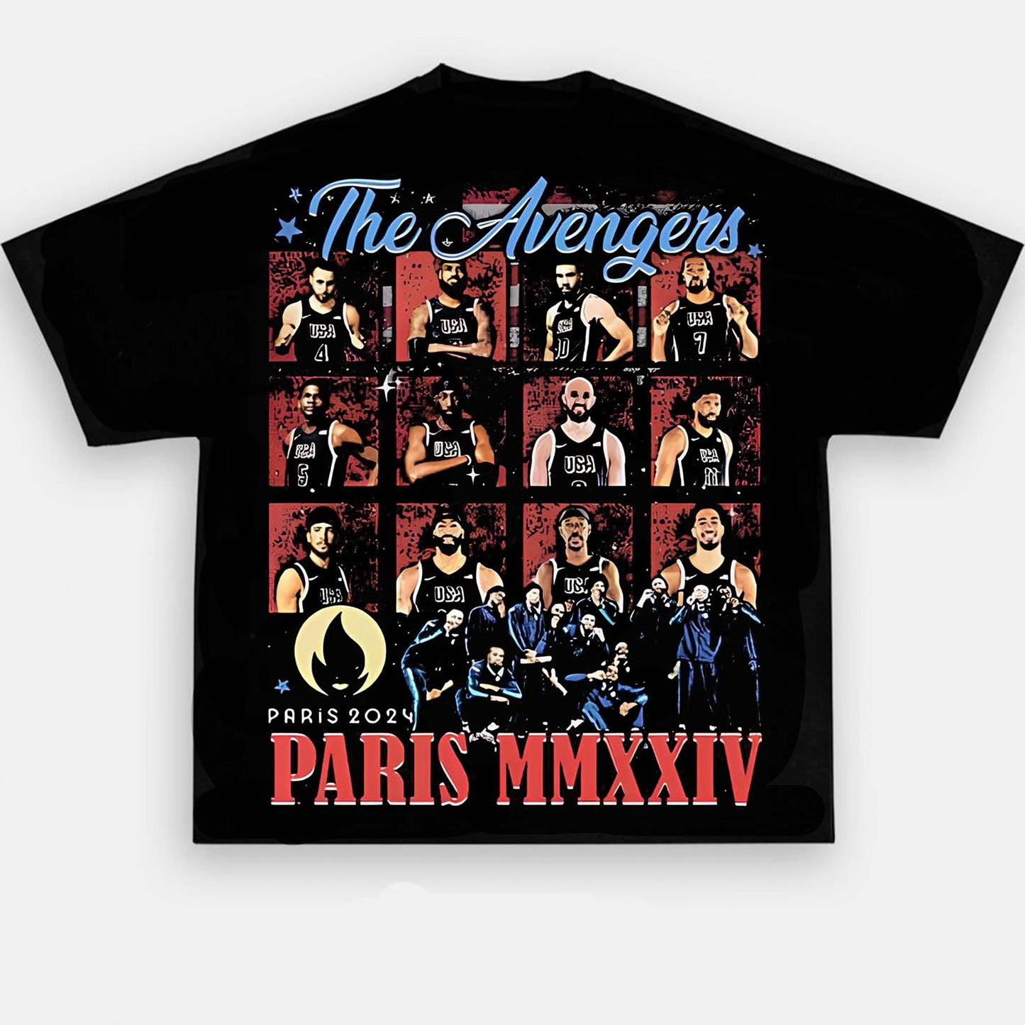 2024 USA BASKETBALL TEAM 8.21 GRAPHIC TEE | Personalize with Your Name