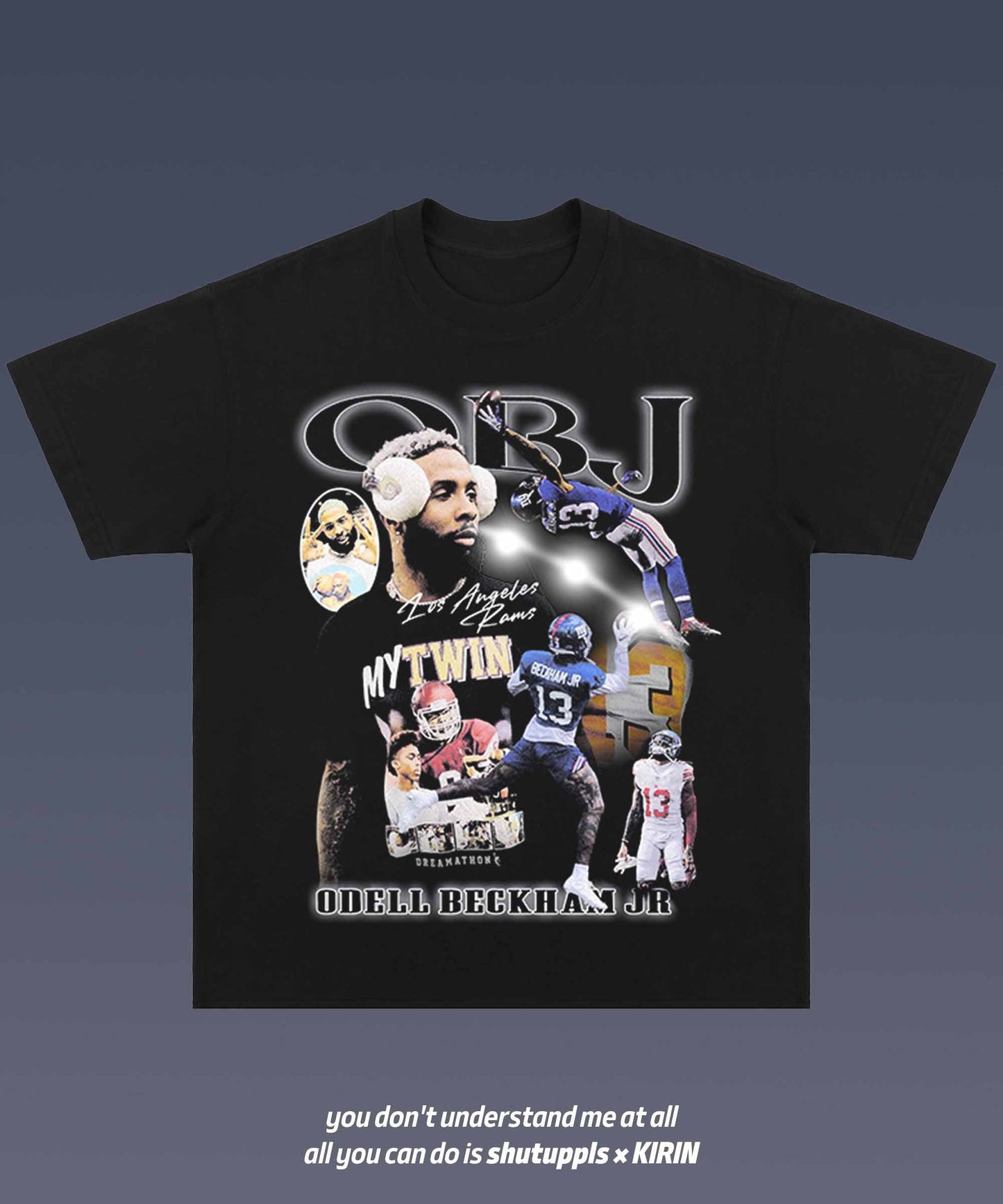 NFL/Odell Beckham Jr/OBJ 2.2 TEE - AMERICAN FOOTBALL GRAPHIC TEE
