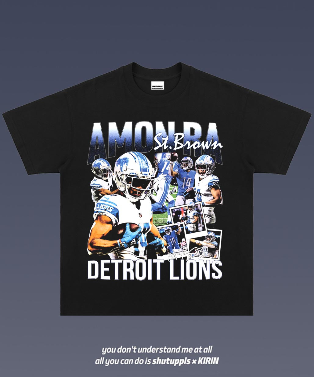 Amon-Ra St.Brown 1.0 TEE - AMERICAN FOOTBALL GRAPHIC TEE